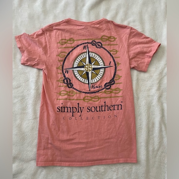 Simply Southern Pink T-Shirt - Picture 1 of 4